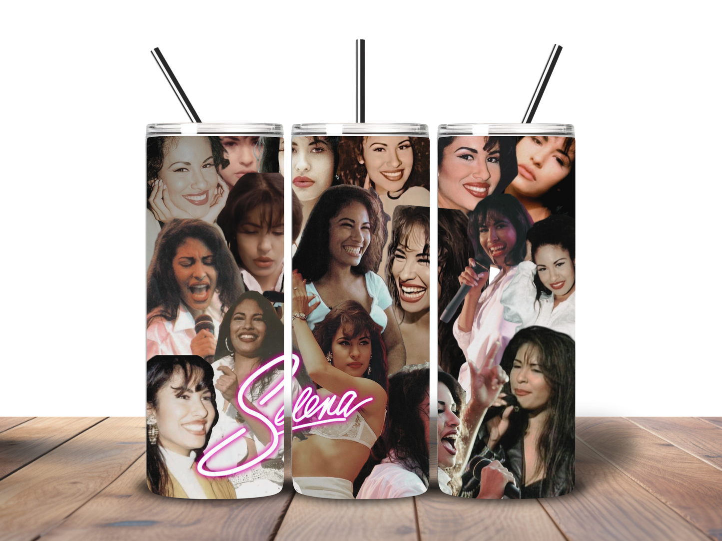 Selena Tribute 20 oz Sublimation Tumbler – “Como La Flor” Vibes 💜