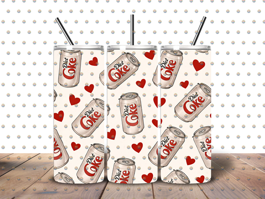 Diet Coke Lover 20 oz Skinny Tumbler