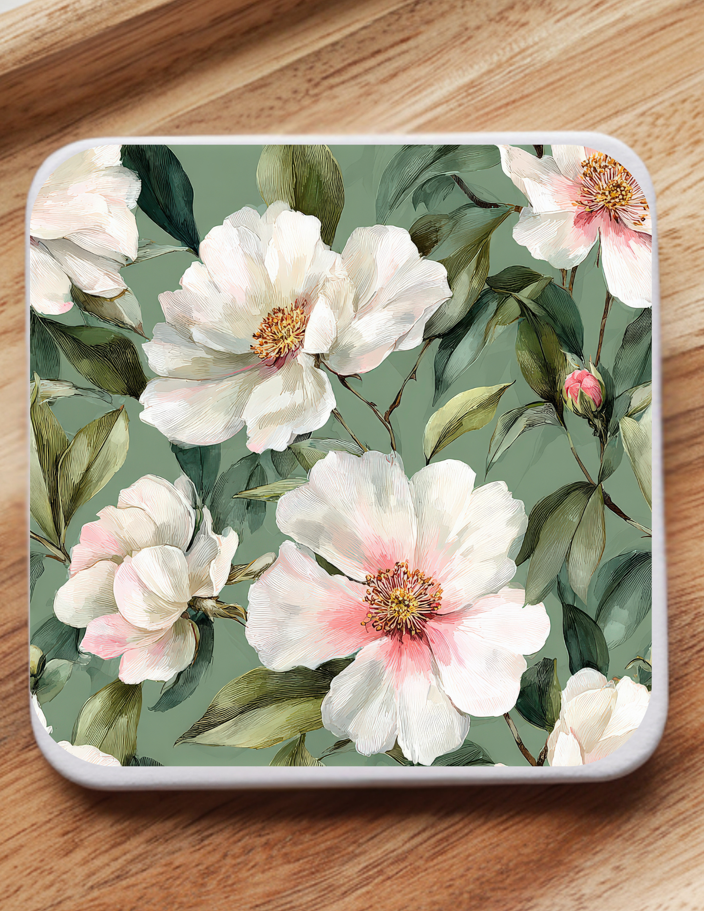 Tropical Luxe Coaster Set (5 Pack) | Palm Trees, Florals & Martini Coastal Chic Decor