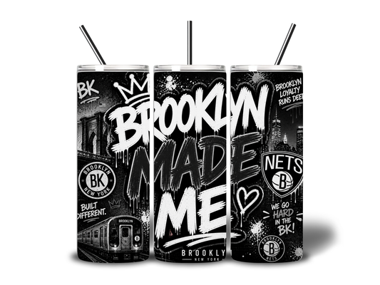 NYC Borough “Made Me” 20 oz Skinny Tumbler Collection | Brooklyn • Bronx • Queens Edition