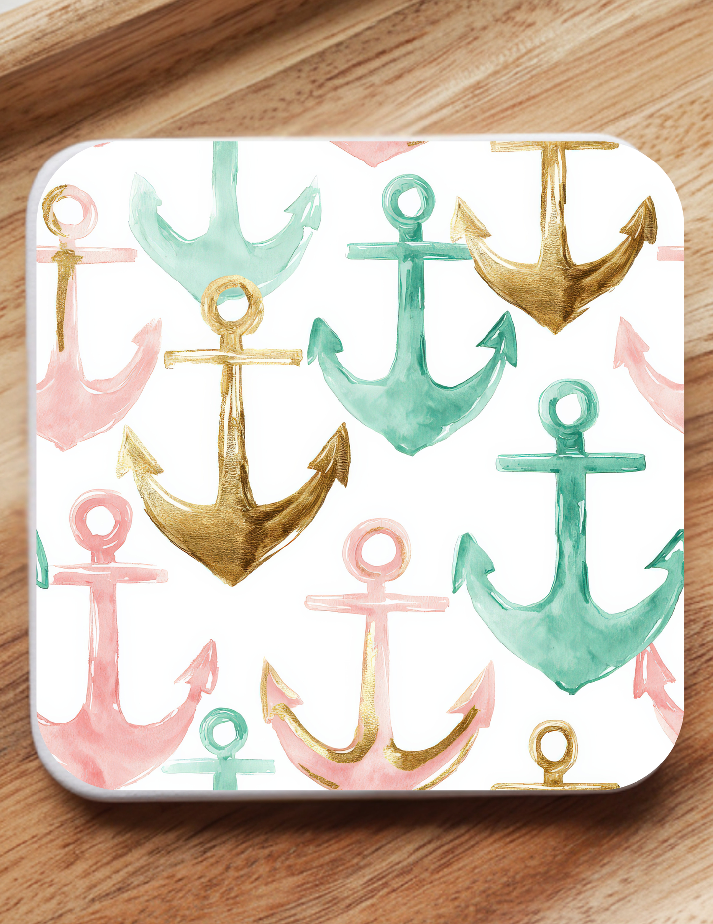 Coastal Luxe Coaster Set (5 Pack) | Nautical, Jellyfish, Sailboats & Floral Summer Designs
