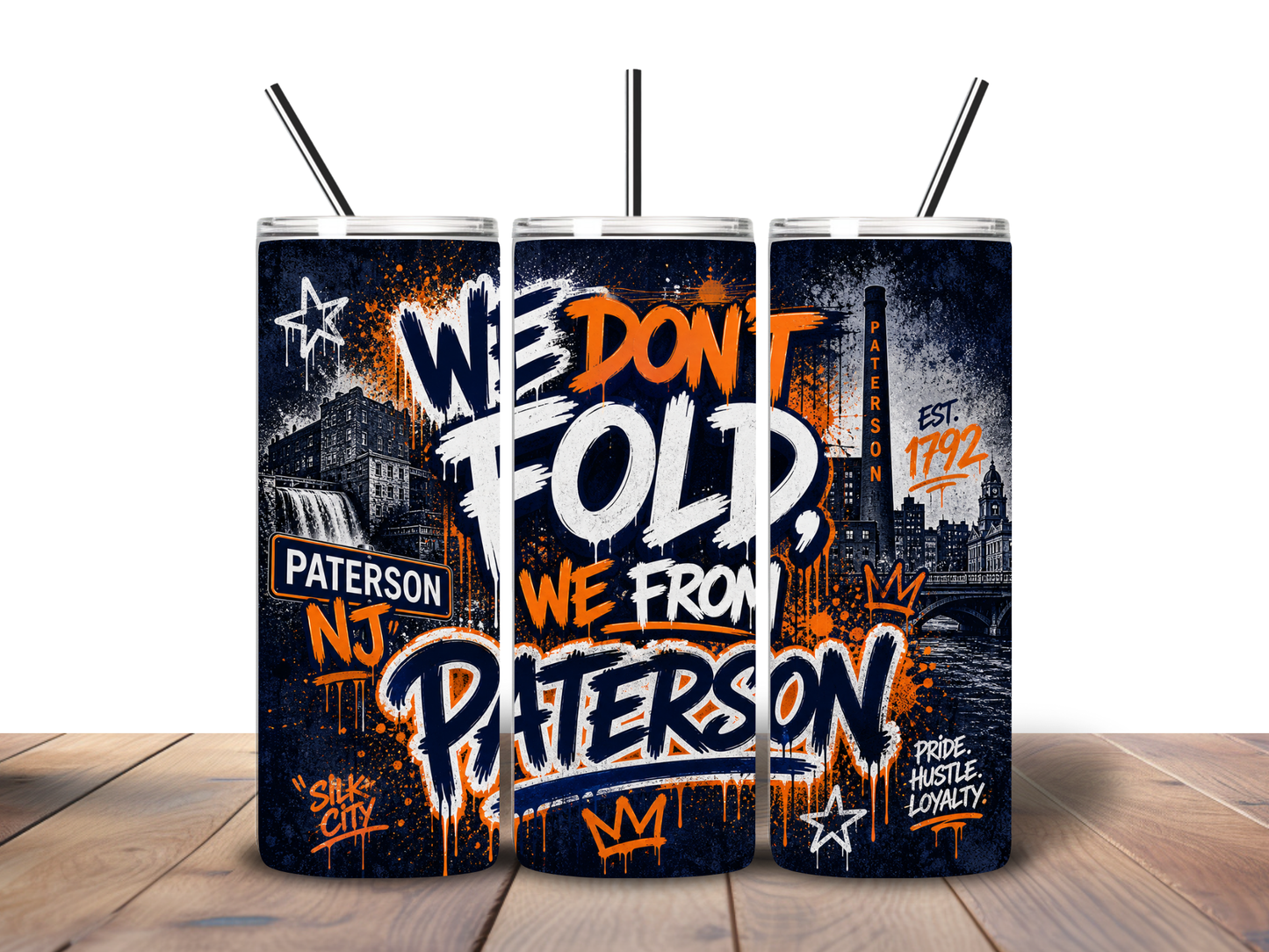 Paterson NJ “If You Know, You Know” 20 oz Skinny Tumbler | Silk City Edition