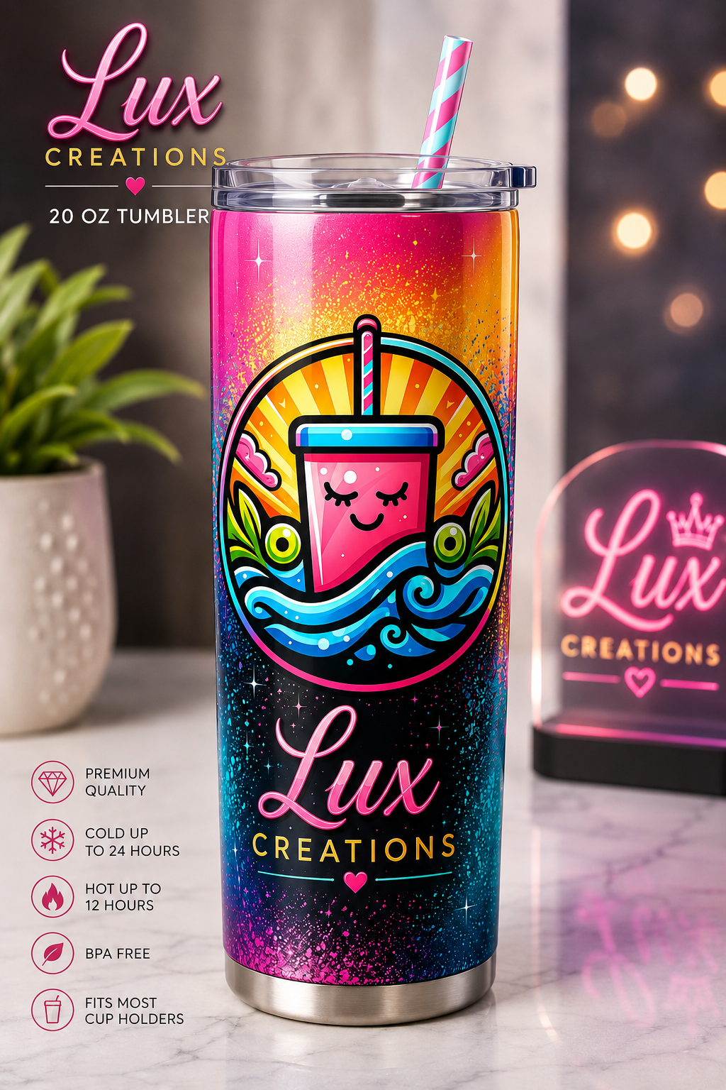 Custom 20 oz tumblers (24)