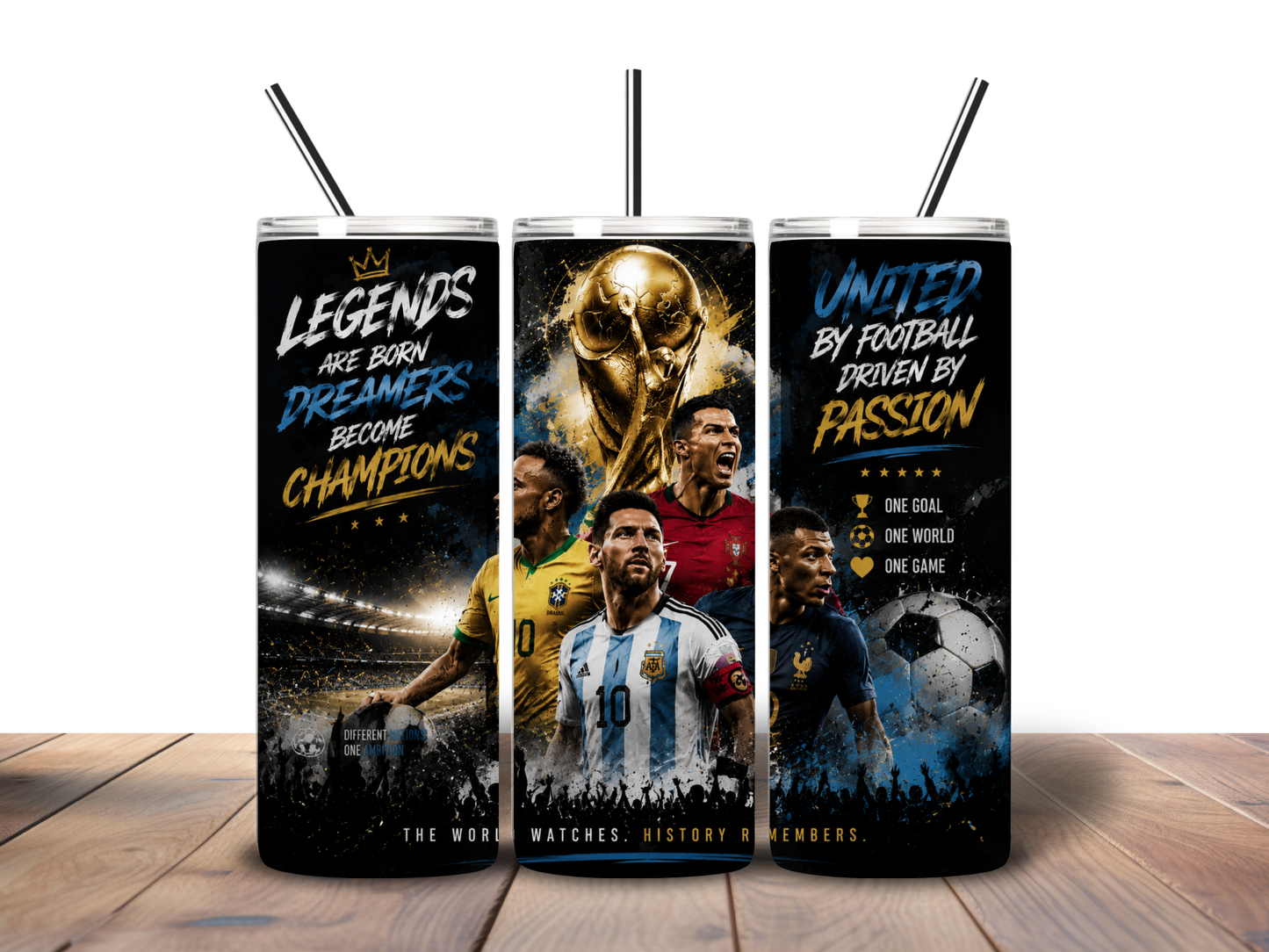 FIFA World Cup 2026 Tumbler – Soccer Fan 20 oz Skinny Tumbler | Football Lover Gift | Sports Travel Cup