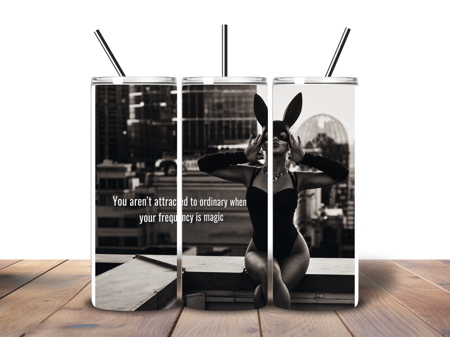 You Aren’t Attracted to Ordinary Tumbler | Magic Frequency 20oz Skinny Tumbler | Moody Aesthetic Tumbler
