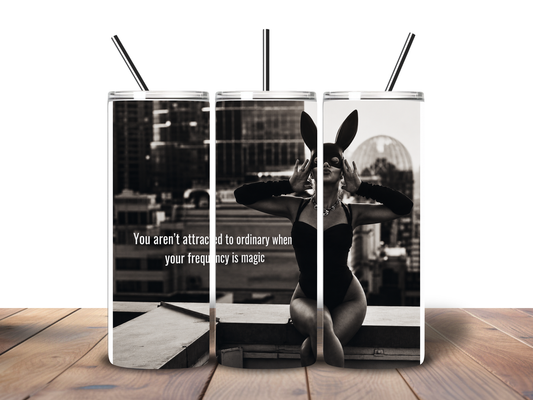 You Aren’t Attracted to Ordinary Tumbler | Magic Frequency 20oz Skinny Tumbler | Moody Aesthetic Tumbler